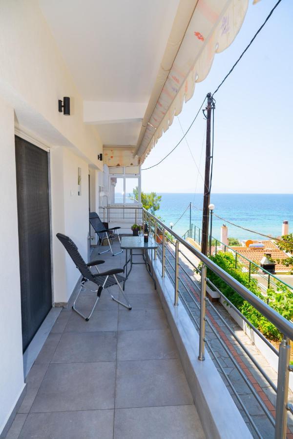 Zoe Seaview Apartment By Rentalspro - Nea Moudania Halkidiki Ngoại thất bức ảnh