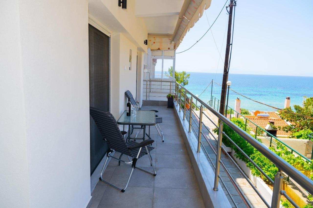 Zoe Seaview Apartment By Rentalspro - Nea Moudania Halkidiki Ngoại thất bức ảnh